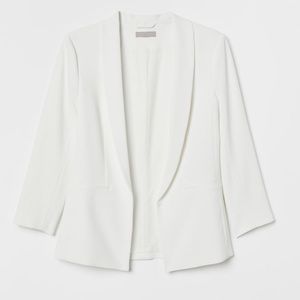 *NWT* | H&M Straight-cut Jacket Blazer (White)